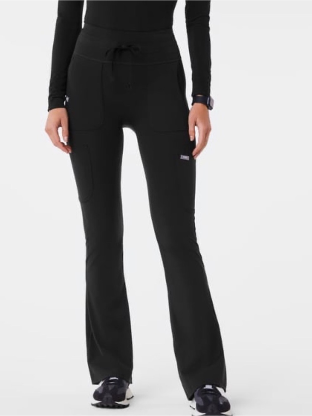Figs high waisted Seville Flare Scrub Leggings